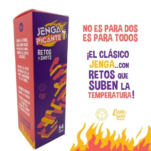Juego Jenga Picante